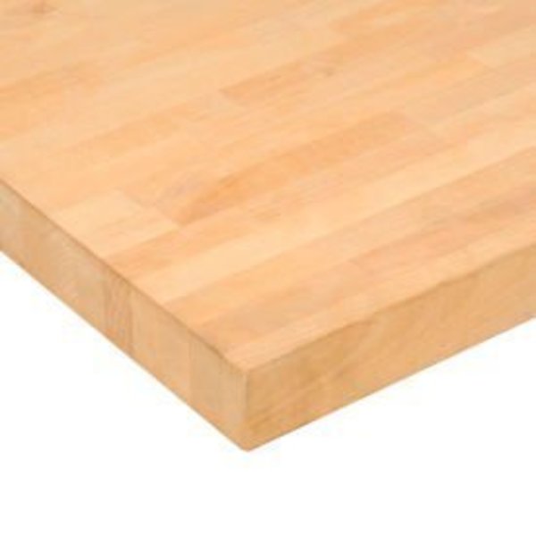 John Boos & Co Global Industrial„¢ Workbench Top, Maple Butcher Block Square Edge, 60"W x 24"D x 1-3/4" Thick IST003-O